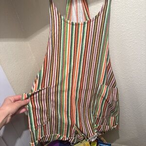 Urban Outfitters Multicolor Striped Jumpsuit
